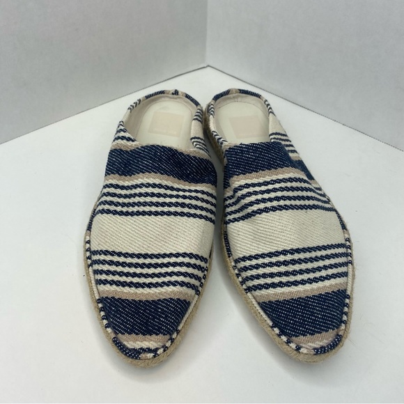 NWT Dolce Vita Indigo Fabric Mule Slide Sample Size 6 - Picture 10 of 10